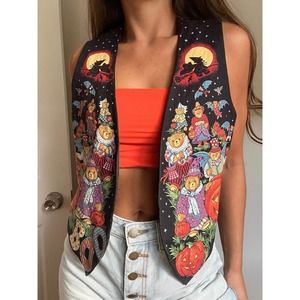 Vintage Y2K 90’s Vibe Halloween/ Fall Vest